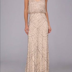 Adrianna Papell Embellished Gown, sz 4